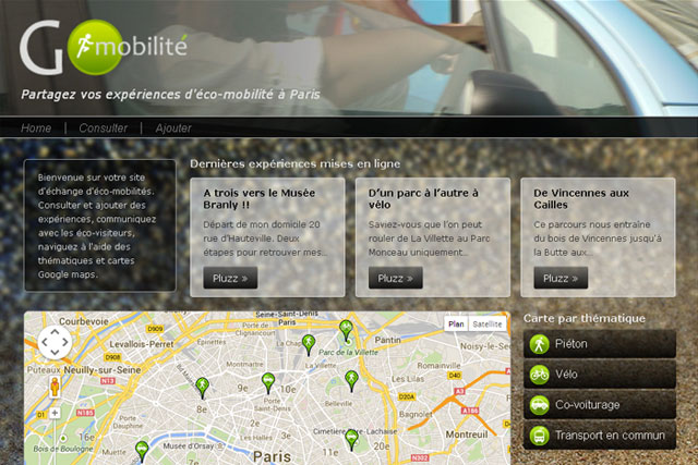site d'éco-mobilité