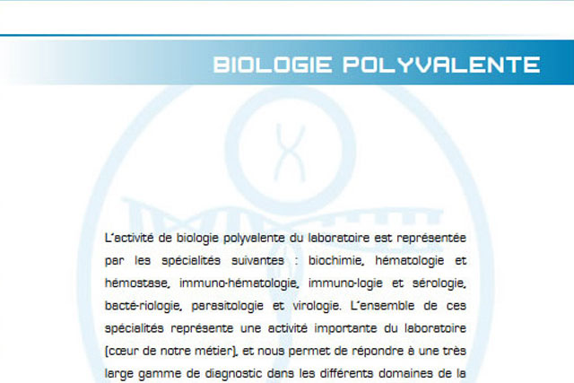 site web laboratoire